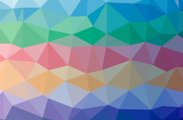 Obraz premium Illustration of abstract Blue, Green, Pink, Red horizontal low poly background. Beautiful polygon design pattern.