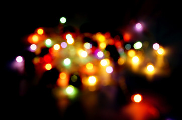 bokeh blurred abstract background for background merry cristmas and happy new year, abstract christmas lights background.