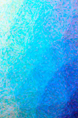 Abstract illustration of blue Impressionist Pointlilism background