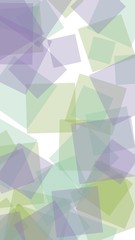 Multicolored translucent hexagons on white background. Vertical image orientation. 3D illustration