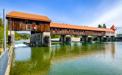 old retaining dam