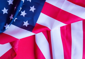 Naklejka premium cueve us flag