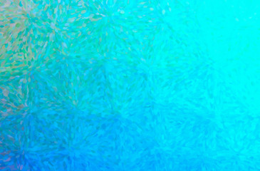 Abstract illustration of blue, green Impressionist Pointlilism background