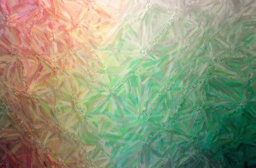 Abstract illustration of green Large Color Variation Oil Paint background