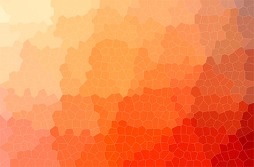 Abstract illustration of orange Small Hexagon background