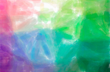 Abstract illustration of blue, green Watercolor background