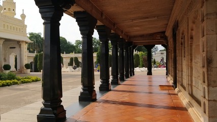 Obraz premium gumbaz corridor srirangapatna mysore tourism tipu sultan