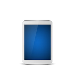 mobile phone or digital tablet vector  in a flat style.