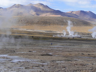 Geysers El Tatio no Deserto do Atacama
