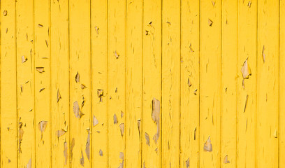 Vintage Shabby yellow Wood Wall Background