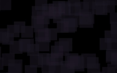 Black abstract background. Backdrop with grey squares. 3D illustration