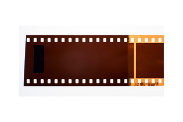  (35 mm.) film collections frame.With white space.film camera.