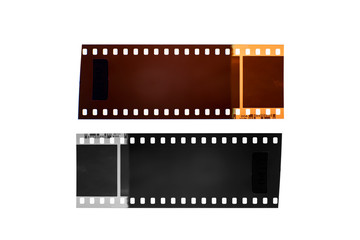  (35 mm.) film collections frame.With white space.film camera.