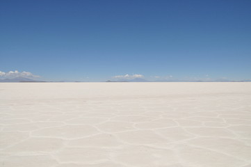 Salar De Uyuni Bolivian Salted Lake Desert Natural Landscape photography.