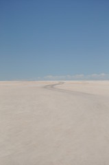 Salar De Uyuni Bolivian Salted Lake Desert Natural Landscape photography.