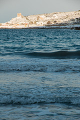 Ionian coast after a exceptional snowfall