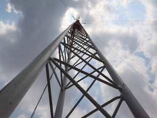 Antenna of communication system in the sky.