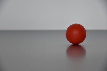 one red ball on Background