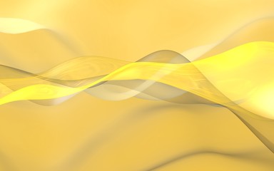 Abstract gold background. Beautiful backdrop with yellow waves.