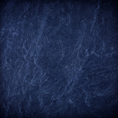 Blue texture dark slate background. Stone surface background