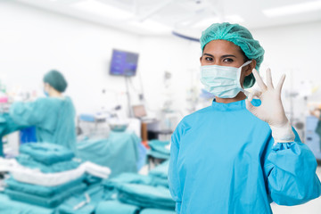  an indian young woman surgeon