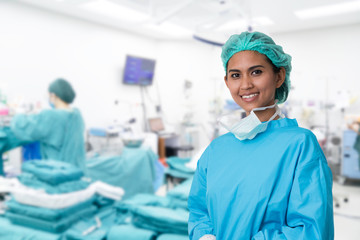  an indian young woman surgeon