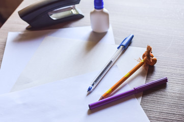 Pen and Paper, Home Office, School at Home