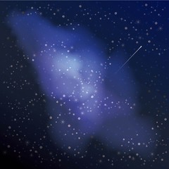 夏の夜の星空のイメージ