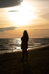 Fototapeta premium Sunset beach