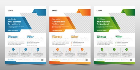 Creative Corporate & Business Flyer Brochure Template Design, abstract business flyer, vector template design. Brochure design, cover, annual report, poster, flyer