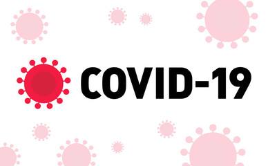 Corona virus covid-19 outbreak pandemic symbol vector image