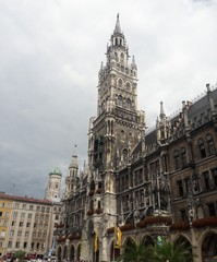 Obraz premium Marienplatz plaza Munich Germany
