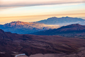 Fototapeta na wymiar Andean landscapes