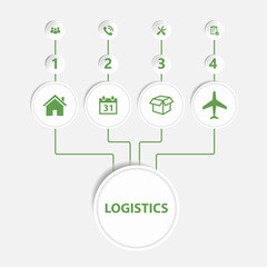 Creative infographics elements. EPS10.Business ideas.