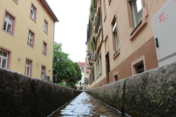 Fototapeta na wymiar Calles de Friburgo