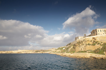 seascape of villa bighi