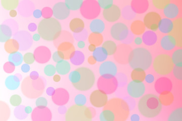 Abstract pastel color soft tone dot bokeh concept background