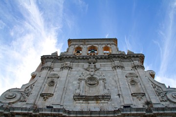 fasada koscioła, Syrakuzy, Sycylia, Włochy
