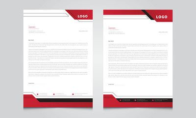 Business style letterhead templates for your project design. Creative Corporate Letterhead, Modern Letterhead, letterhead design vector