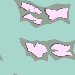 Vector feed with abstract images