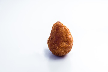 coxinha traditional fried brazilian food with chicken