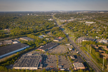 Aerial of Edison New Jersey