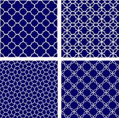 seamless pattern with metal grid pattern