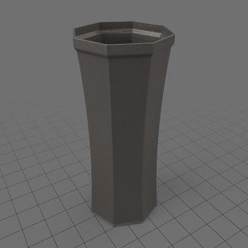 Octagon vase