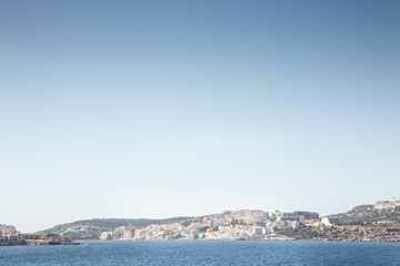 city scape of Xemxija in malta