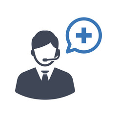 Medical support icon