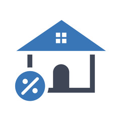 Property discount sale icon