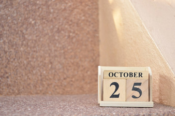 October 25, Empty gravel background.