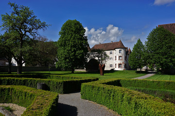 Parkanlage beim Wasserschloss in Glatt bei Sulz am Neckar