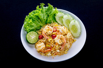 Fried rice with prawn
